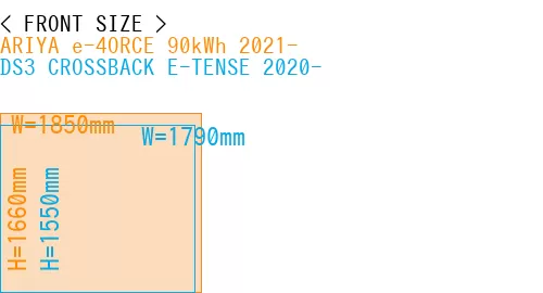 #ARIYA e-4ORCE 90kWh 2021- + DS3 CROSSBACK E-TENSE 2020-